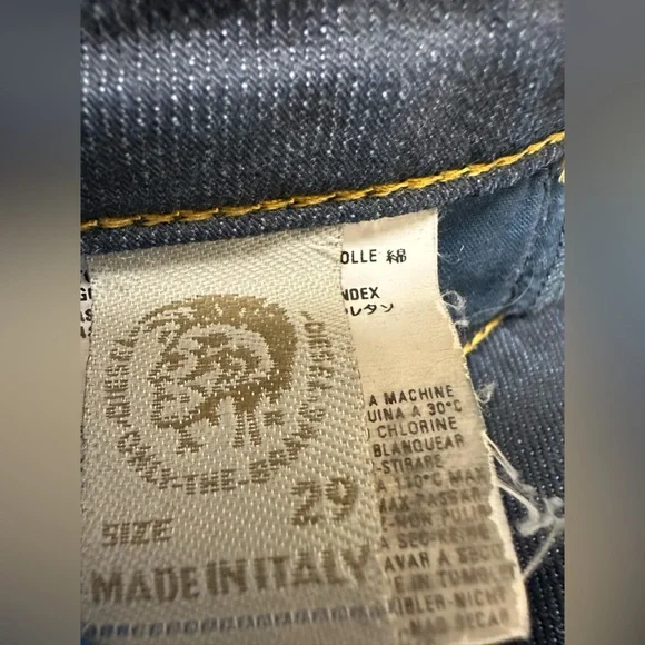 Diesel Industries Clush Stretch Blue Straight Denim Jeans 🎀